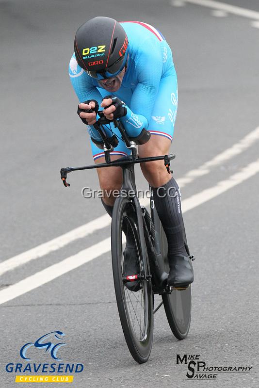 20190707-0461.jpg - Rider Andrew Meilak from VeloRefined.com Aerosmiths at  Ramsay Cup 25 Time Trial 07-July-2019, Course QS/20, Challock, Kent