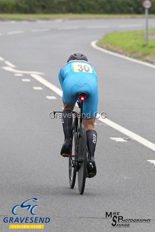20190707-0468.jpg - Rider Andrew Meilak from VeloRefined.com Aerosmiths at  Ramsay Cup 25 Time Trial 07-July-2019, Course QS/20, Challock, Kent