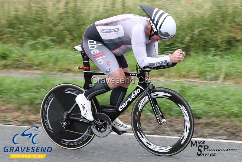 20190707-0496.jpg - Rider Dean Chiddention from Abellio - SFA Racing Team at  Ramsay Cup 25 Time Trial 07-July-2019, Course QS/20, Challock, Kent