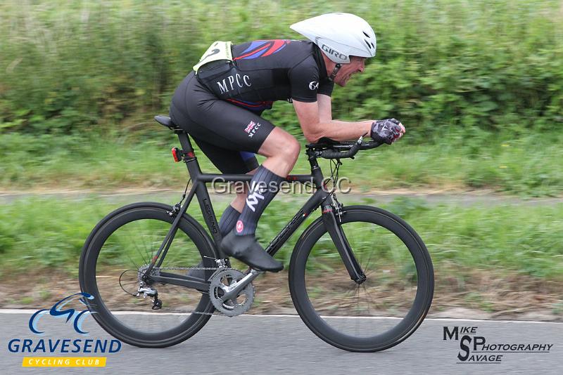 20190707-0515.jpg - Rider Jeremy Parker from Metropolitan Police Cycle Club at  Ramsay Cup 25 Time Trial 07-July-2019, Course QS/20, Challock, Kent