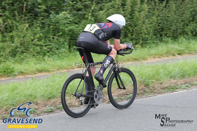 20190707-0518.jpg - Rider Jeremy Parker from Metropolitan Police Cycle Club at  Ramsay Cup 25 Time Trial 07-July-2019, Course QS/20, Challock, Kent