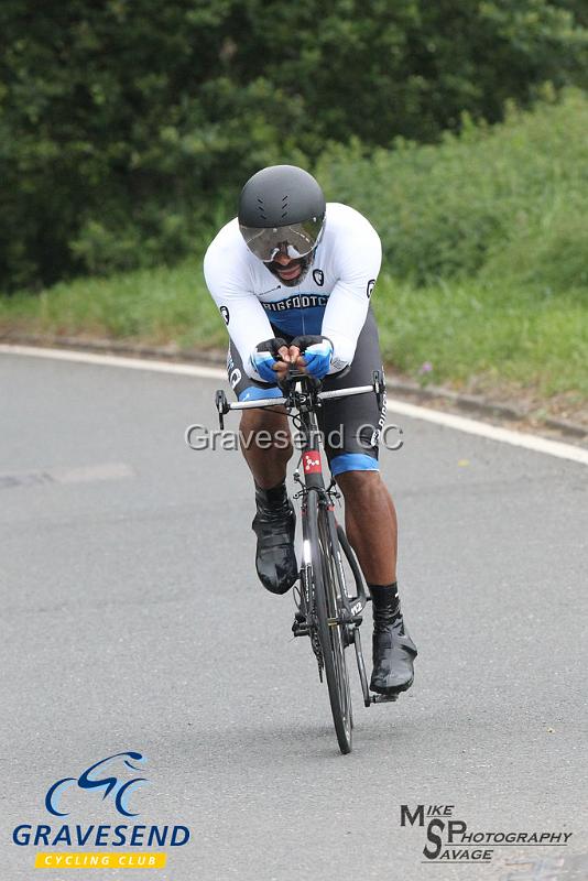 20190707-0528.jpg - Rider Mark Thomas from Bigfoot CC at  Ramsay Cup 25 Time Trial 07-July-2019, Course QS/20, Challock, Kent
