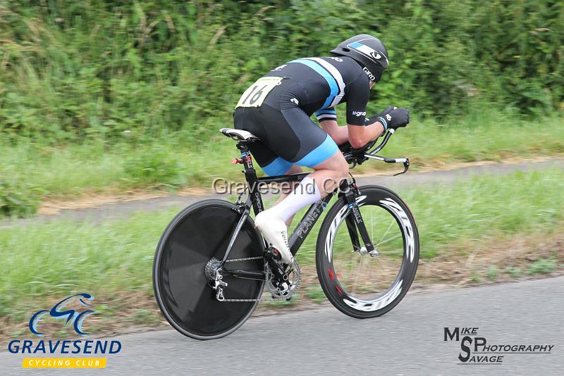 20190707-0587.jpg - Rider Sam Day from CS Grupetto at  Ramsay Cup 25 Time Trial 07-July-2019, Course QS/20, Challock, Kent