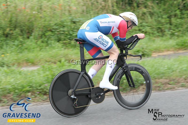 20190707-0641.jpg - Rider Gavin Stevens from Royal Air Force Cycling Association at  Ramsay Cup 25 Time Trial 07-July-2019, Course QS/20, Challock, Kent