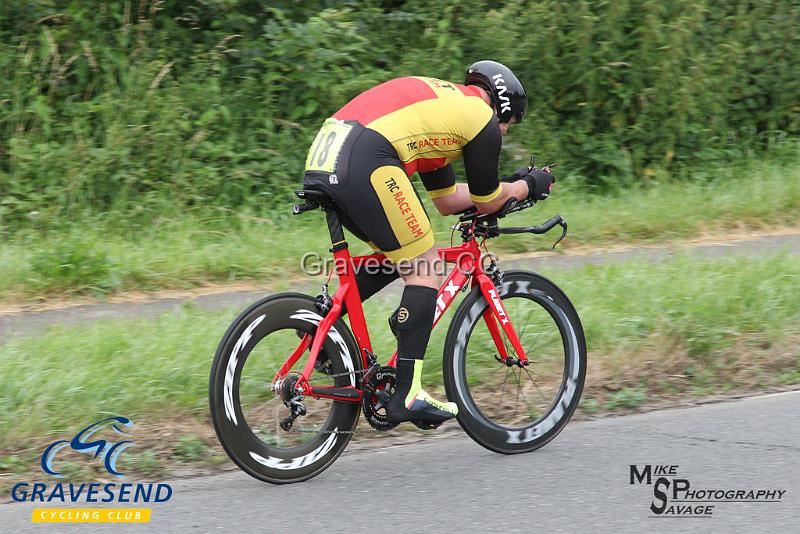 20190707-0663.jpg - Rider Paul  Kelk from Thanet RC at  Ramsay Cup 25 Time Trial 07-July-2019, Course QS/20, Challock, Kent