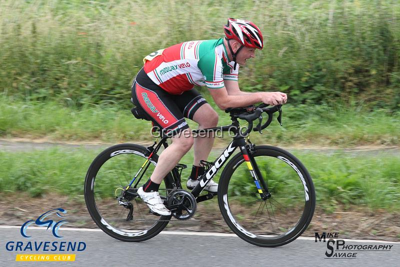 20190707-0678.jpg - Rider David Mackey from Medway Velo Club at  Ramsay Cup 25 Time Trial 07-July-2019, Course QS/20, Challock, Kent