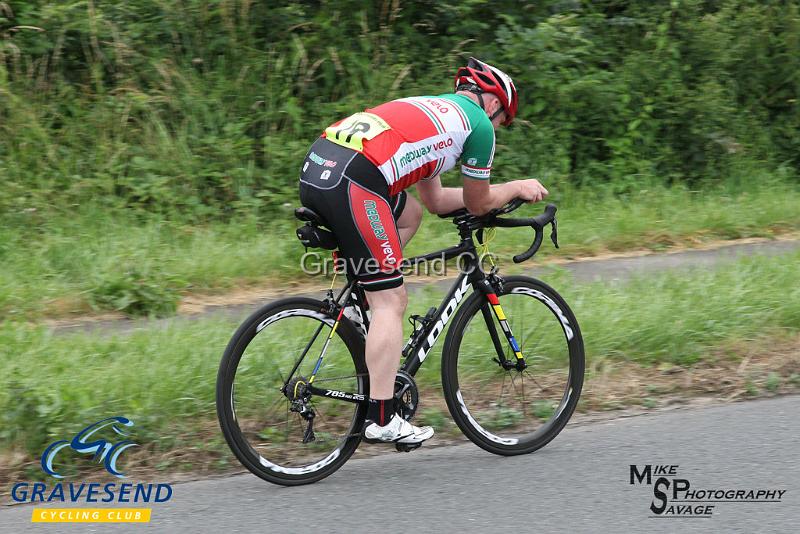 20190707-0685.jpg - Rider David Mackey from Medway Velo Club at  Ramsay Cup 25 Time Trial 07-July-2019, Course QS/20, Challock, Kent