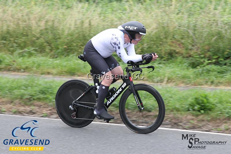 20190707-0698.jpg - Rider Neal Watson from 7Oaks Tri Club at  Ramsay Cup 25 Time Trial 07-July-2019, Course QS/20, Challock, Kent