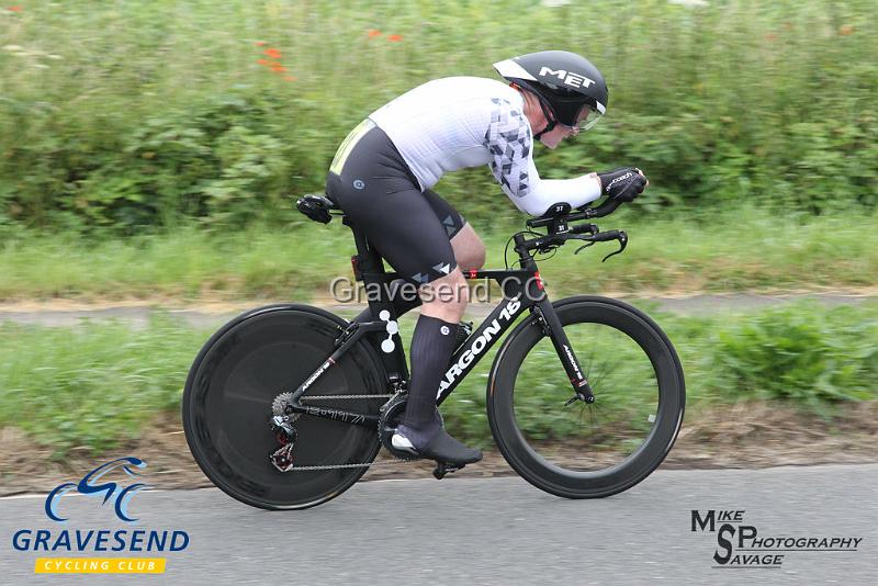 20190707-0702.jpg - Rider Neal Watson from 7Oaks Tri Club at  Ramsay Cup 25 Time Trial 07-July-2019, Course QS/20, Challock, Kent