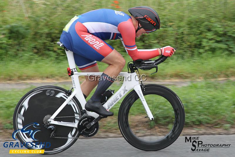 20190707-0756.jpg - Rider Marek Sasura from GS Avanti at  Ramsay Cup 25 Time Trial 07-July-2019, Course QS/20, Challock, Kent