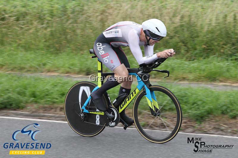 20190707-0769.jpg - Rider Mark Baker from Abellio - SFA Racing Team at  Ramsay Cup 25 Time Trial 07-July-2019, Course QS/20, Challock, Kent