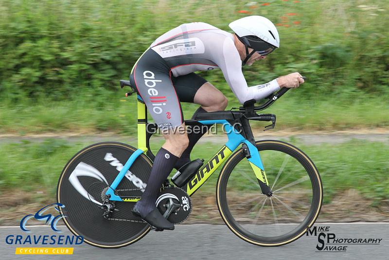 20190707-0772.jpg - Rider Mark Baker from Abellio - SFA Racing Team at  Ramsay Cup 25 Time Trial 07-July-2019, Course QS/20, Challock, Kent