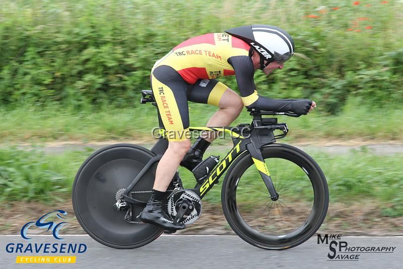 20190707-0789.jpg - Rider Simon Henderson from Thanet RC at  Ramsay Cup 25 Time Trial 07-July-2019, Course QS/20, Challock, Kent