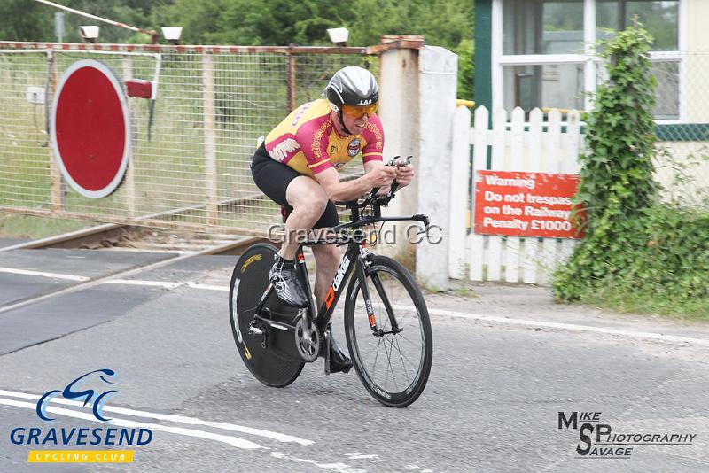 20190709-0007.jpg - Catford CC Rider A Beswetherick at GCC Evening 10 Time Trial 09-July-2019.  Course Q10/24 Isle of Grain, Kent.