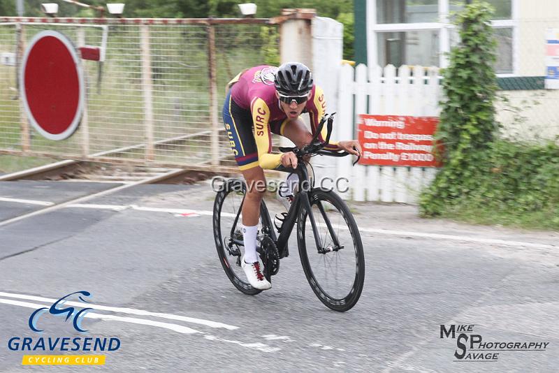 20190709-0196.jpg - SURC Rider Henry Salmon at GCC Evening 10 Time Trial 09-July-2019.  Course Q10/24 Isle of Grain, Kent.