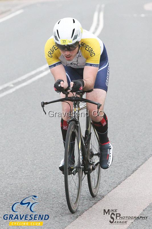 20190709-0338.jpg - GCC Rider Steve Harrington at GCC Evening 10 Time Trial 09-July-2019.  Course Q10/24 Isle of Grain, Kent.