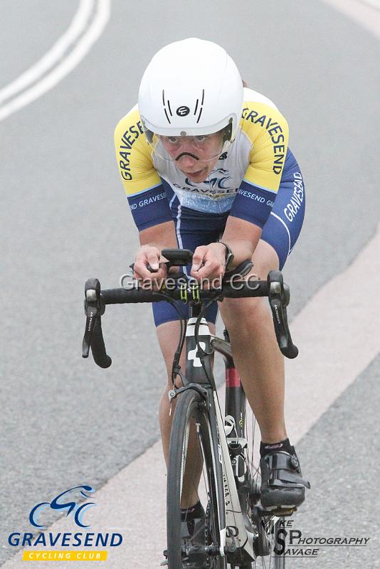 20190709-0356.jpg - GCC Rider Kate Savage at GCC Evening 10 Time Trial 09-July-2019.  Course Q10/24 Isle of Grain, Kent.