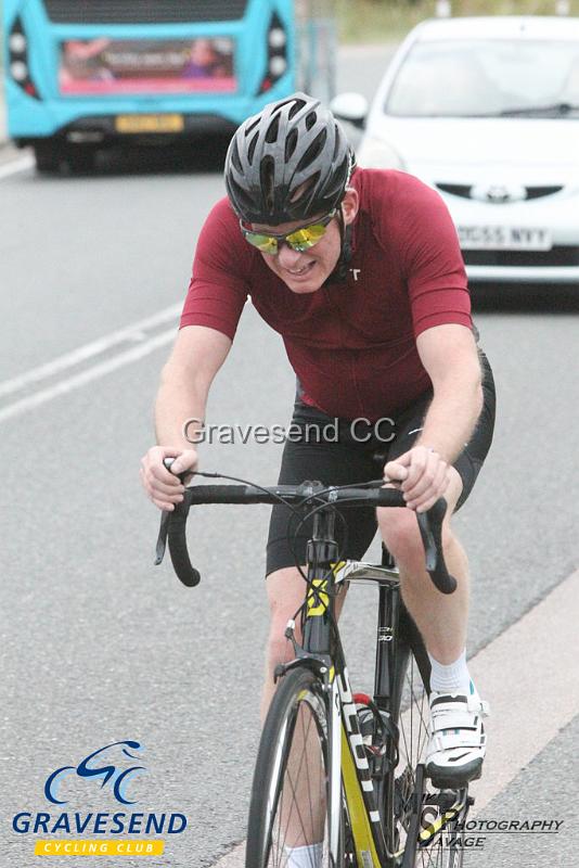 20190709-0477.jpg - GCC Rider Phil Hawkins at GCC Evening 10 Time Trial 09-July-2019.  Course Q10/24 Isle of Grain, Kent.