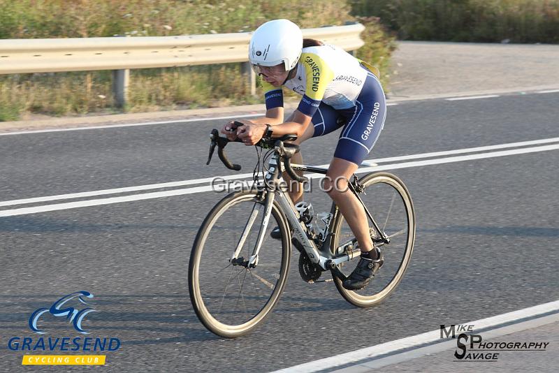 20190716-0282.jpg - GCC Rider Kate Savage at GCC Evening 10 Time Trial 16-July-2019.  Course Q10/24 Isle of Grain, Kent.
