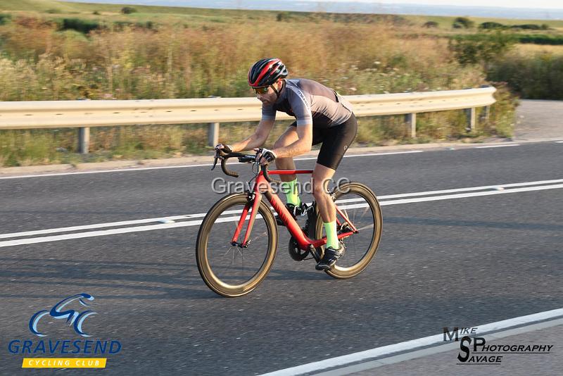 20190716-0439.jpg - Sub Velo Rider Adam Warren at GCC Evening 10 Time Trial 16-July-2019.  Course Q10/24 Isle of Grain, Kent.