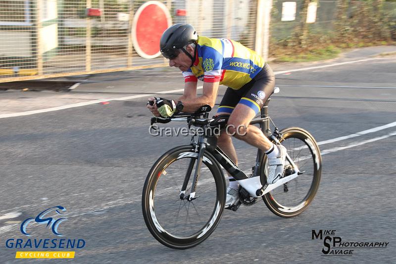 20190806-0194.jpg - Woolwich CC Rider David Farrell at GCC Evening 10 Time Trial 06-August-2019.  Course Q10/24 Isle of Grain, Kent.