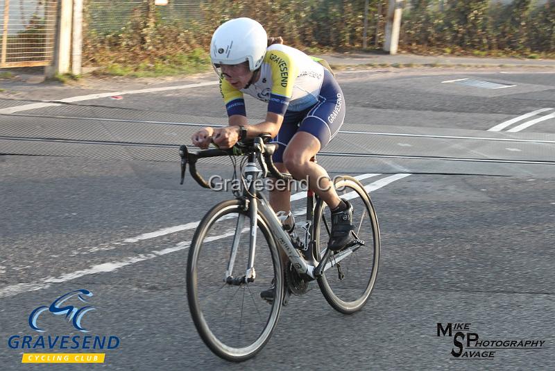 20190806-0220.jpg - GCC Rider Kate Savage at GCC Evening 10 Time Trial 06-August-2019.  Course Q10/24 Isle of Grain, Kent.