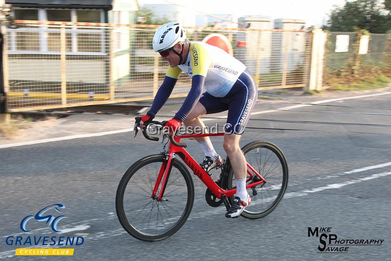20190806-0249.jpg - GCC Rider Mike Harrington at GCC Evening 10 Time Trial 06-August-2019.  Course Q10/24 Isle of Grain, Kent.