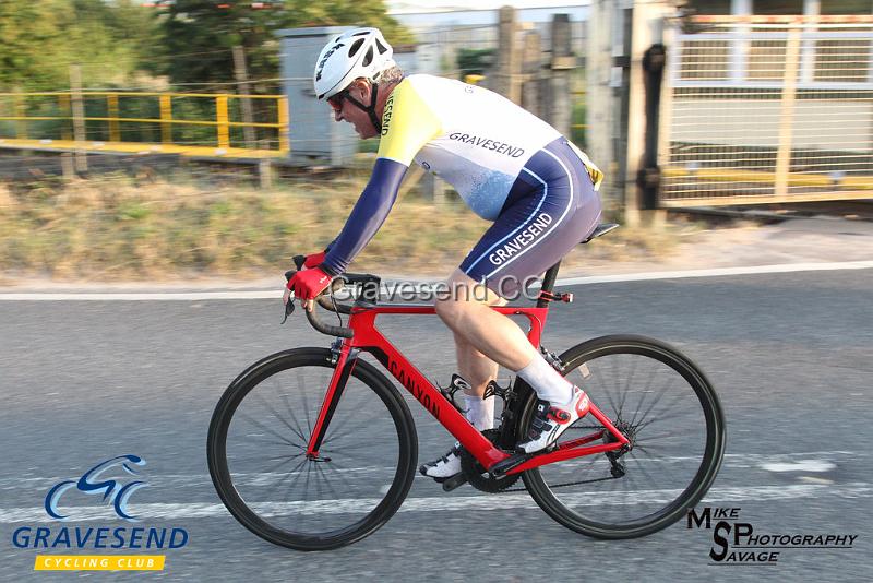 20190806-0251.jpg - GCC Rider Mike Harrington at GCC Evening 10 Time Trial 06-August-2019.  Course Q10/24 Isle of Grain, Kent.