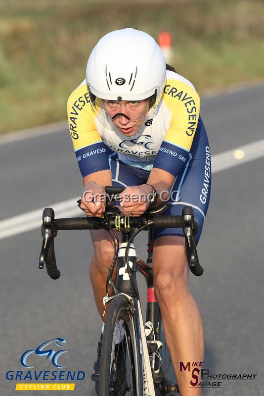 20190820-0107.jpg - GCC Rider Kate Savage at GCC Evening 10 Time Trial 20-August-2019.  Course Q10/24 Isle of Grain, Kent.