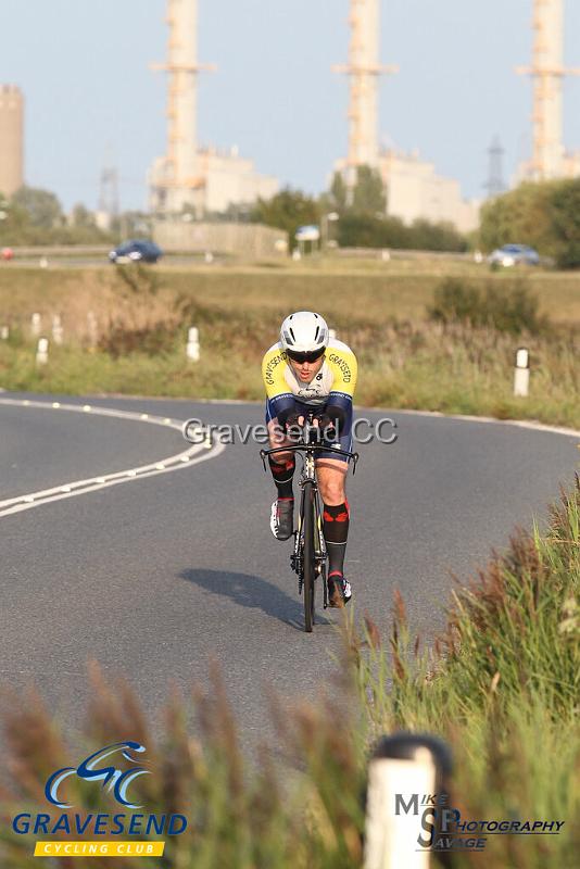 20190820-0240.jpg - GCC Rider Steve Harrington at GCC Evening 10 Time Trial 20-August-2019.  Course Q10/24 Isle of Grain, Kent.