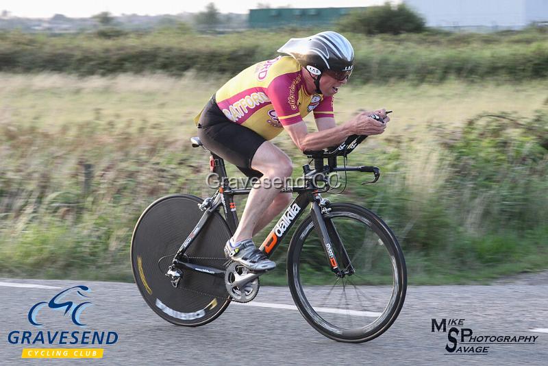 20190820-0330.jpg - Catford CC Rider A Beswetherick at GCC Evening 10 Time Trial 20-August-2019.  Course Q10/24 Isle of Grain, Kent.
