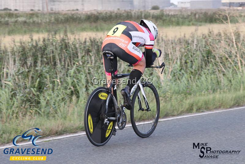 20190820-0404.jpg - Wigmore CC Rider Keith Walker at GCC Evening 10 Time Trial 20-August-2019.  Course Q10/24 Isle of Grain, Kent.