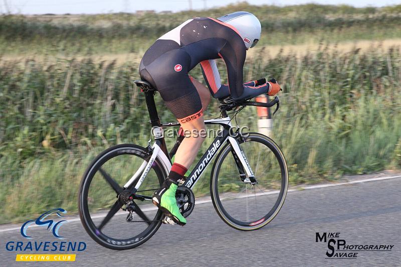 20190820-0490.jpg - Wigmore CC Rider David Bishop at GCC Evening 10 Time Trial 20-August-2019.  Course Q10/24 Isle of Grain, Kent.