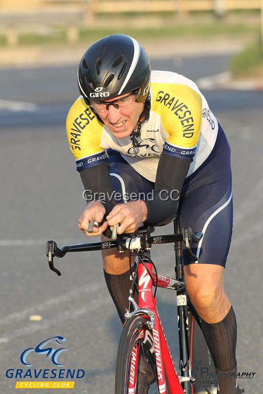 20190827-0011.jpg - GCC Rider Mike Coulter at GCC Evening 10 Time Trial 27-August-2019.  Course Q10/24 Isle of Grain, Kent.