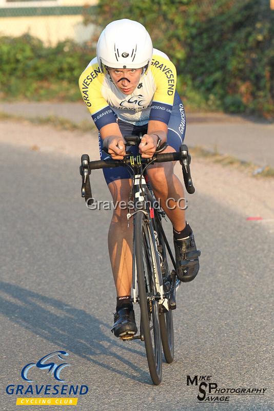 20190827-0164.jpg - GCC Rider Kate Savage at GCC Evening 10 Time Trial 27-August-2019.  Course Q10/24 Isle of Grain, Kent.