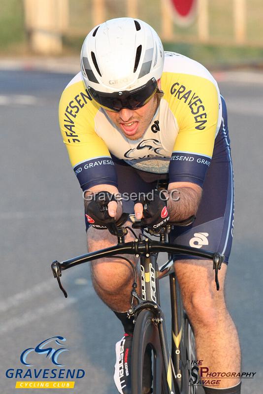 20190827-0385.jpg - GCC Rider Steve Harrington at GCC Evening 10 Time Trial 27-August-2019.  Course Q10/24 Isle of Grain, Kent.