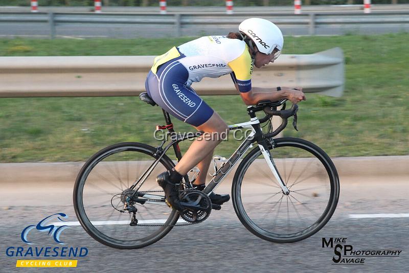 20190827-0471.jpg - GCC Rider Kate Savage at GCC Evening 10 Time Trial 27-August-2019.  Course Q10/24 Isle of Grain, Kent.