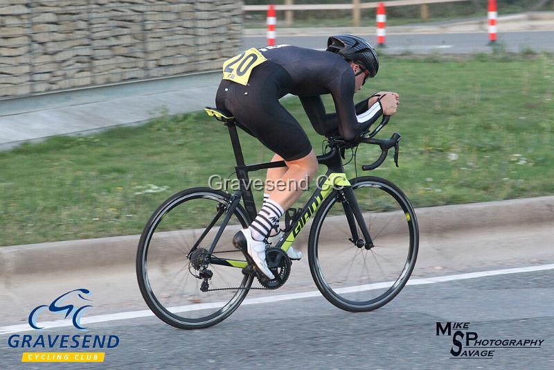 20190827-0585.jpg - SURC Rider Samuel Wood at GCC Evening 10 Time Trial 27-August-2019.  Course Q10/24 Isle of Grain, Kent.