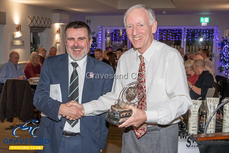 20191208-0106.jpg - Mile Coulter, Veterans Champion - GCC 2019 Awards Evening, The See-Ho, Gravesend, Kent. 08-Dec-2019.