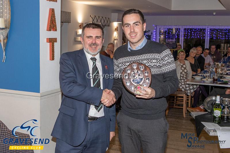 20191208-0111.jpg - Steve Harrington, Snr Evening 10 Champion - GCC 2019 Awards Evening, The See-Ho, Gravesend, Kent. 08-Dec-2019.