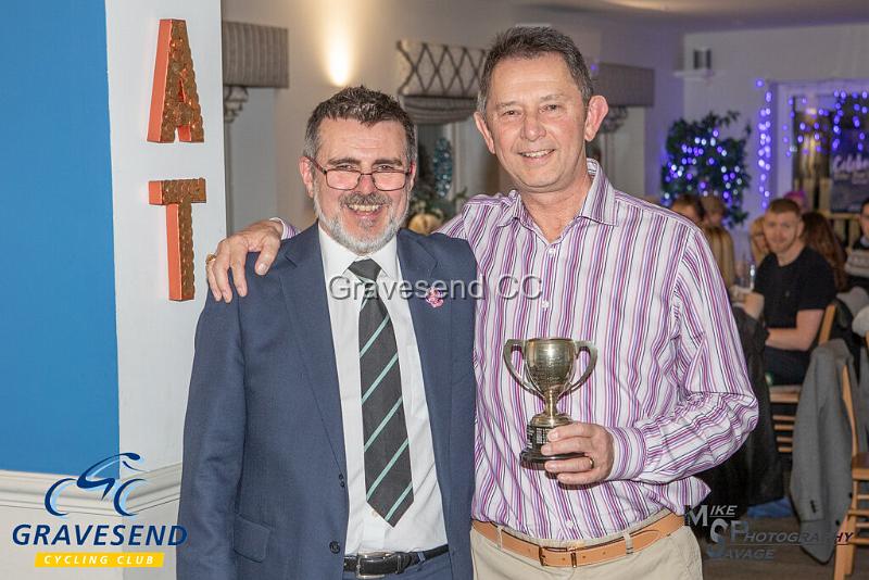 20191208-0159.jpg - Bob Wilson, Attendance Trophy - GCC 2019 Awards Evening, The See-Ho, Gravesend, Kent. 08-Dec-2019.