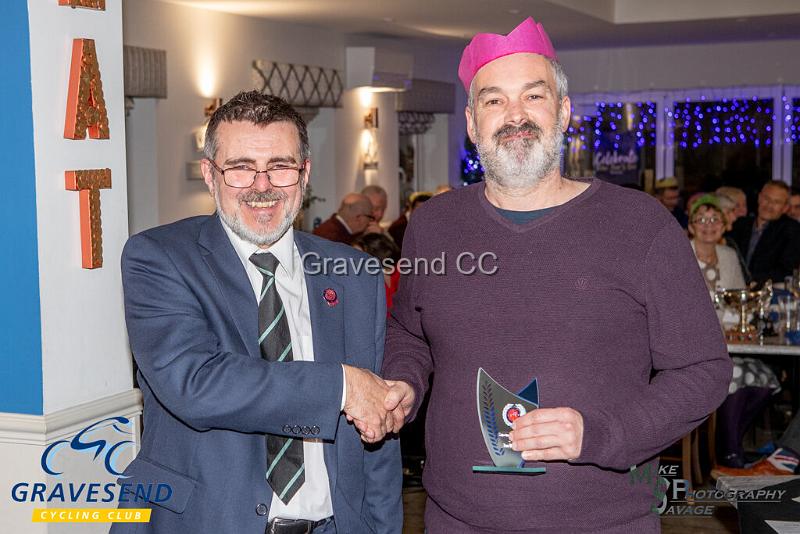 20191208-0164.jpg - Dean Williams, Newcomer of the YEar - GCC 2019 Awards Evening, The See-Ho, Gravesend, Kent. 08-Dec-2019.